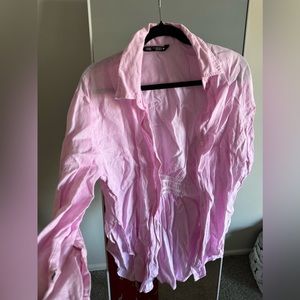 Zara Oversized Linen Shirt
